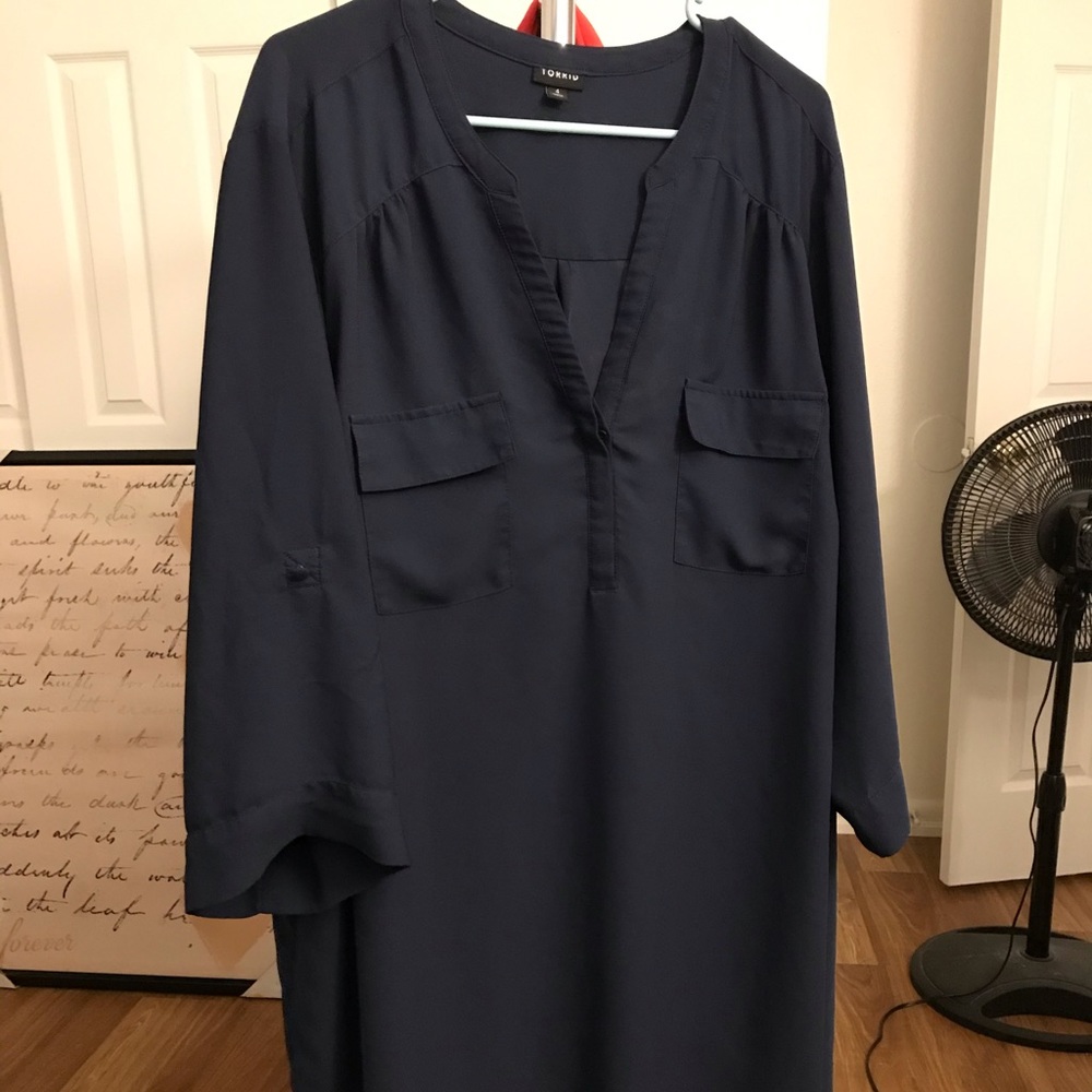 Torrid georgette blouse sz4